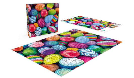 Craft Kits and Hobbies - Colorful Eggs Jigsaw Puzzle